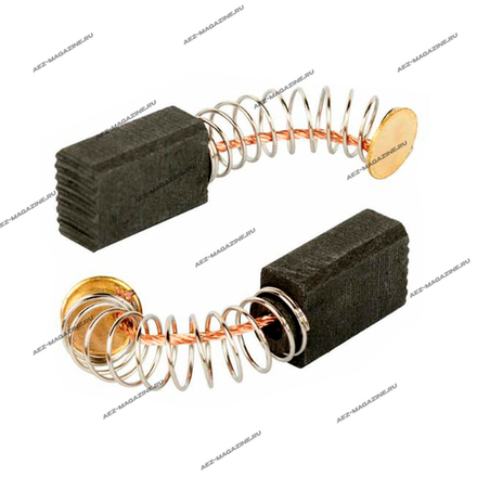 Электроугольная щетка 5х8х12 Пружина, пятак (для МАКИТА СВ 65) в коробочке