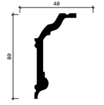Карниз потолочный DD502