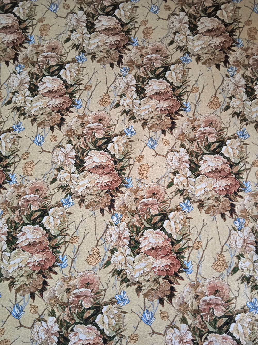 Покрывало гобеленовое Пышные розы 1,5-спальный (150х200)