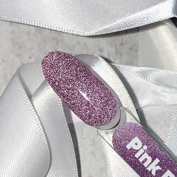 Patrisa Nail, Гель-лак светоотражающий Pink Flash розовый 8 мл - фото 2