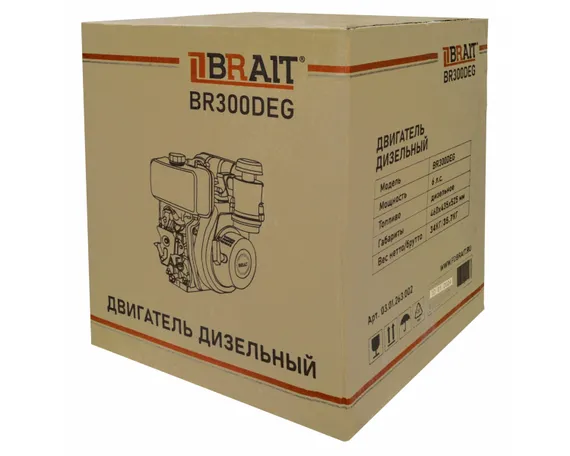 Двигатель дизельный "BRAIT" BR300DEG