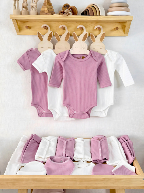 Комплект одежды из 20 предметов Dusty Rose/Milk