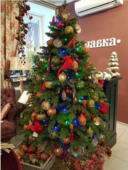 Искусственная елка Кремлевская 150 см, хвоя: литые ветки и пленка ПВХ