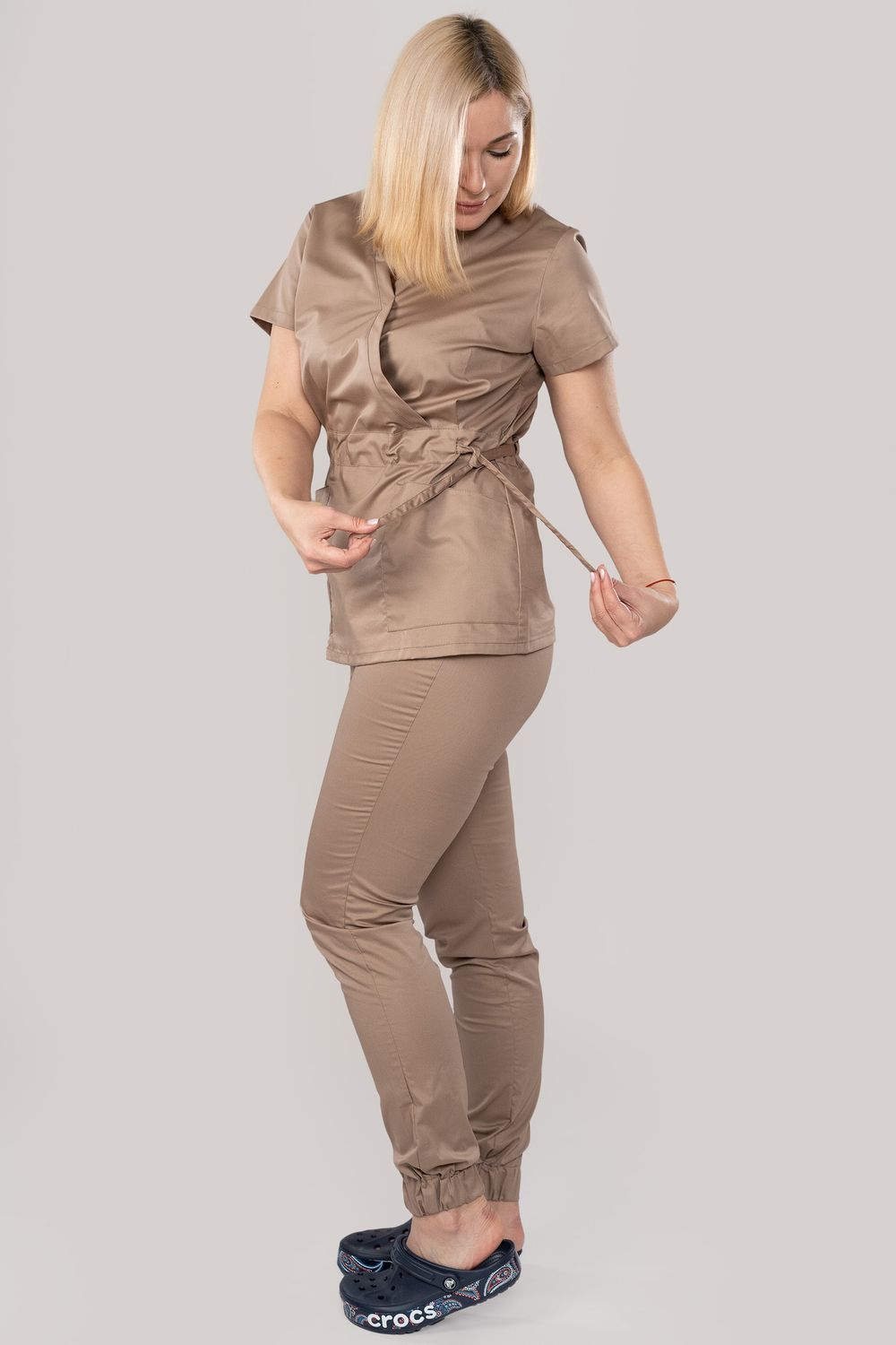 Костюм медицинский женский 386 ПЕСОЧНЫЙ