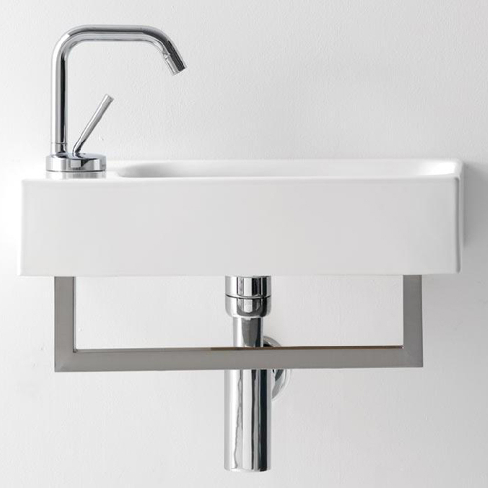 Раковина Kerasan Cento 353701L*1 подвесная 45 см, цвет белый