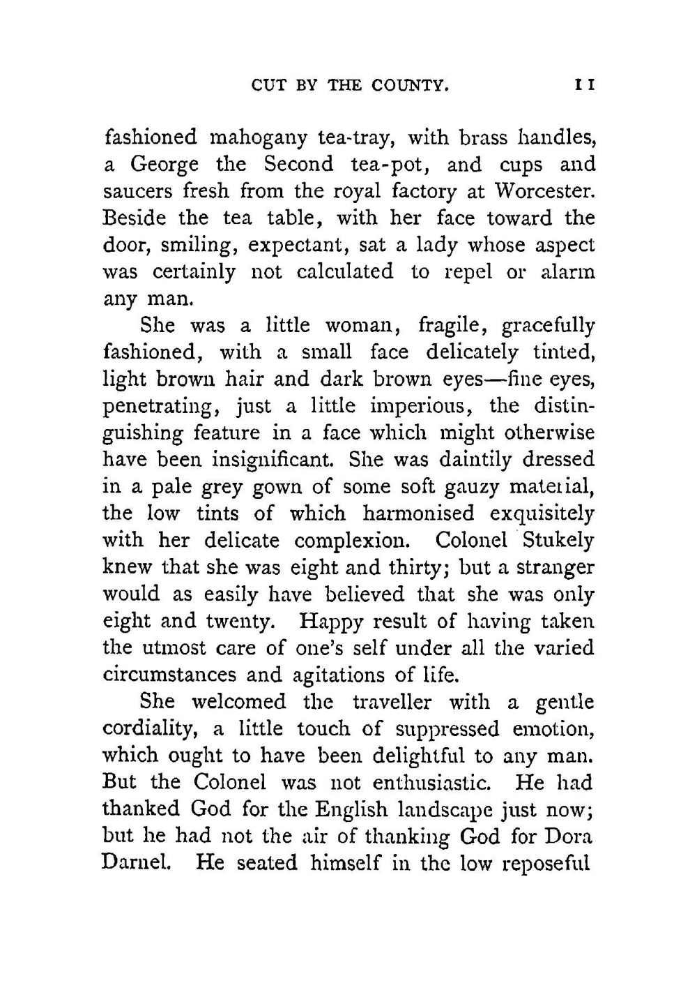 Cut by the county | M.E. Braddon