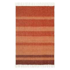 Плед мохеровый over horizon терракотового цвета из коллекции trendy ruffles, 130х180 см