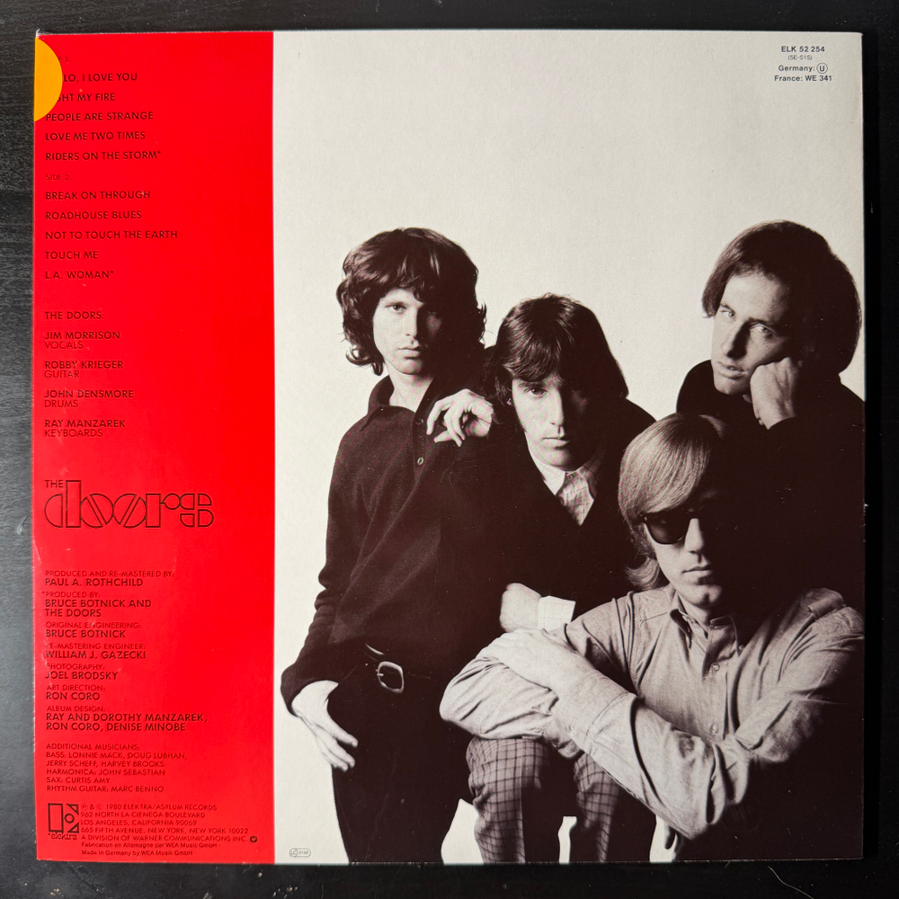 The Doors - Greatest Hits (Германия 1982г.)