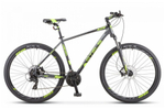 Велосипед 29" Stels Navigator-930 MD р.18.5" Антрацитовый/Зелёный