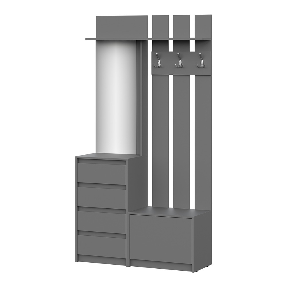 Вешалка Айден ВШ06-1100, Графит серый