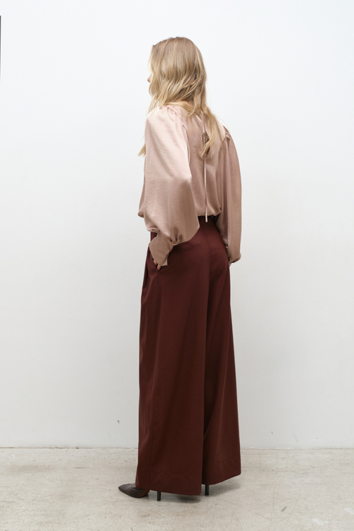 Брюки 0-образные из шерсти