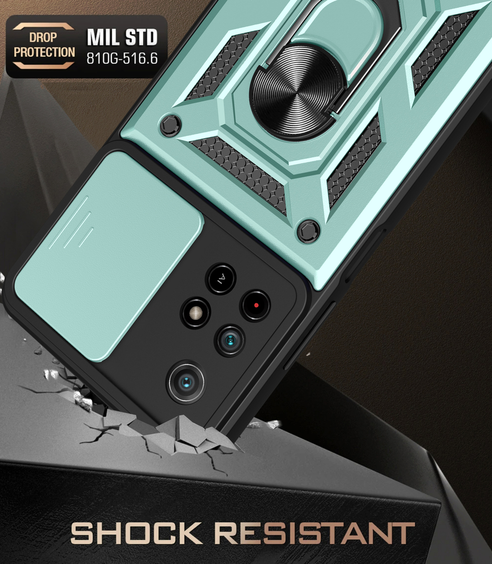 Чехол с кольцом Bumper Case для Xiaomi Poco M4 Pro 5G