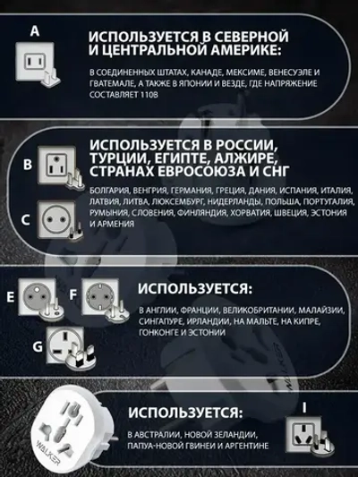 Переходник с китайской вилки, адаптер-переходник на евровилку