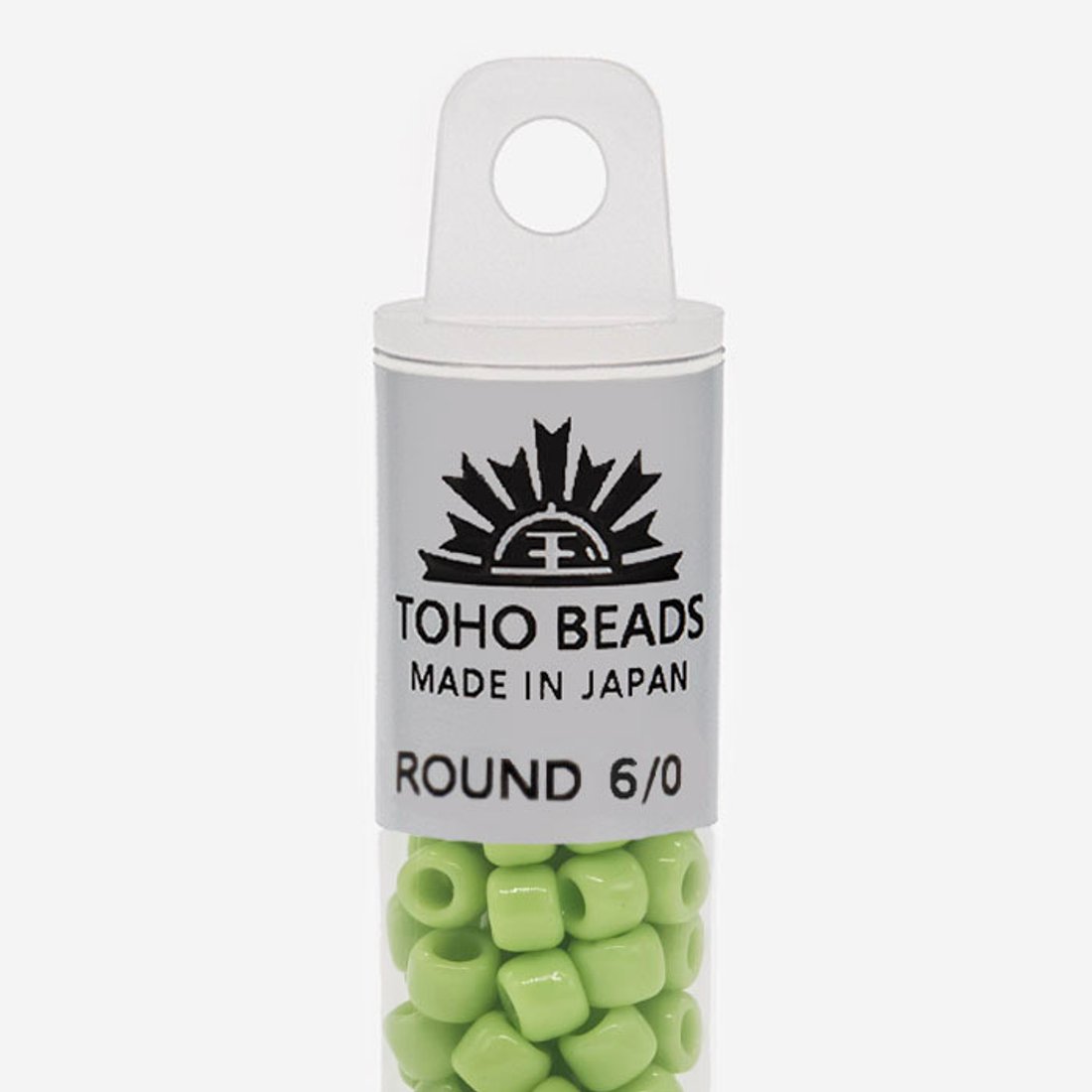 Японский бисер TOHO Round 6/0 (№44), непрозрачный глянцевый