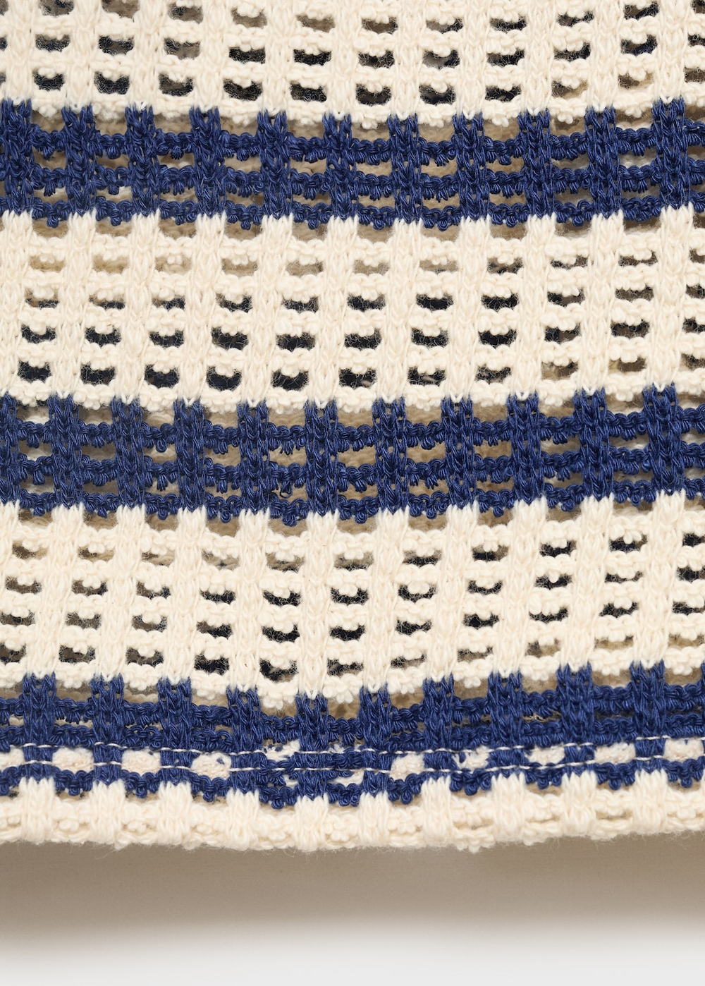 Кардиган в полоску с короткими рукавами