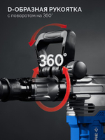 Молот ударный сетевой ЗУБР ЗММ-20-1500ВК 20 Дж, 1500 Вт, АВТ, SDS-Max ЗММ-20-1500 ВК