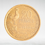 France, 20 Francs 1950 - Signature "G Guiraud", VF