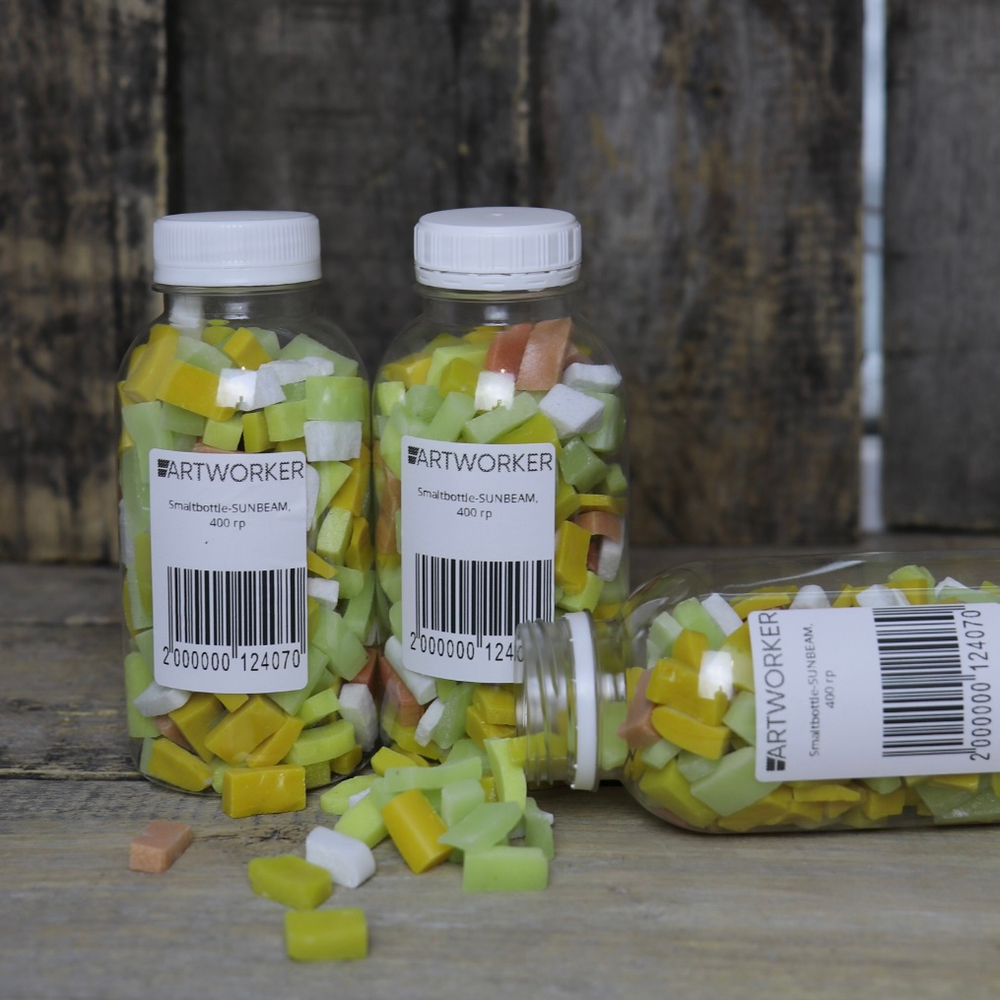 Смальта для мозаики колотая на модуль купить. Большой выбор цветов и оттенков.