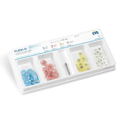 Набор FLEXI-D 10 STARTER KIT гибкие полировальные диски для обработки керамики, композитов, металлов