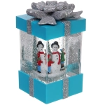 Сувенир с подсветкой «Волшебство» 10*10*18 см, голубой (питание от USB и батареек)