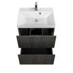 Тумба с раковиной Art&Max AM-Verona-Push-700-2C-SO-KD/AM-LAV-700-MR-FА Kadena Dark