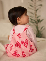 Боди с длинным рукавом и комбинезон в комлекте для малышей Next E65-351, Розовый