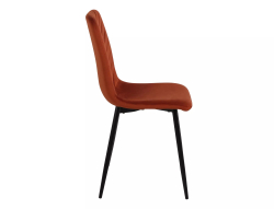 Стул SIGNAL DAREN Velvet Bluvel 4215 корица/черный