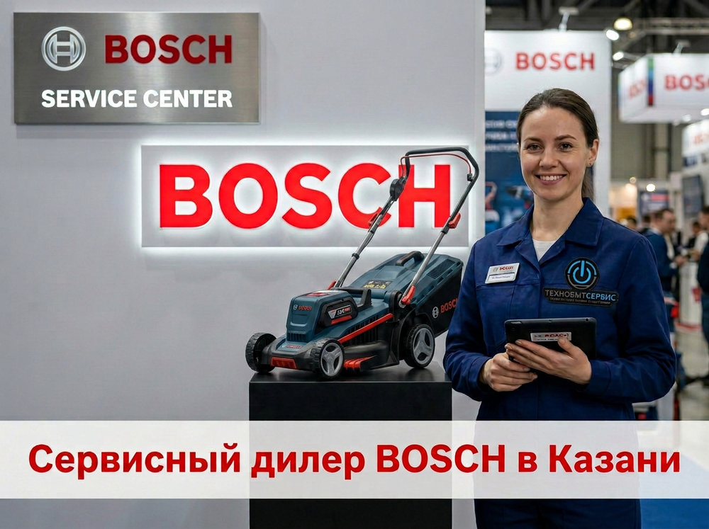 Ремонт газонокосилки Bosch в Казани