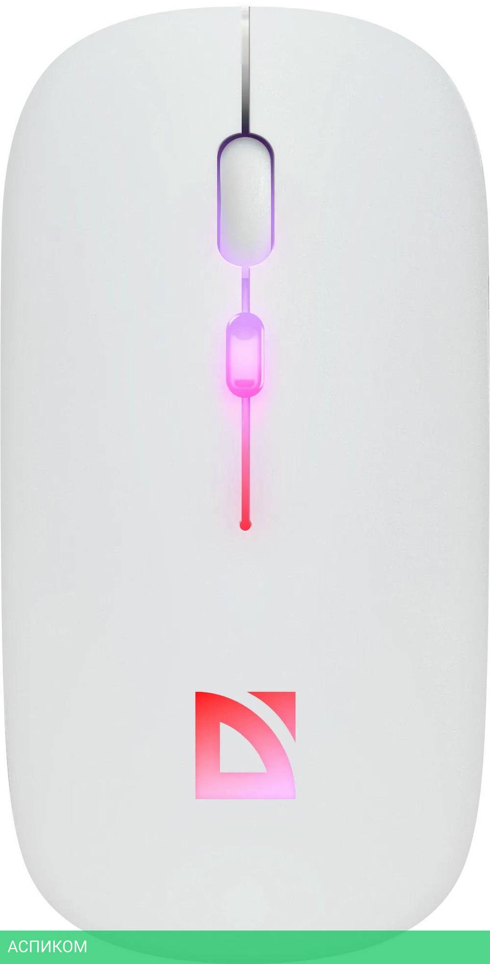 Мышь Defender Touch MM-997 белый (52998)