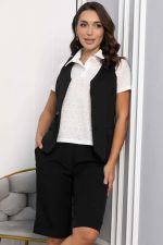 Жилет Мэнсфилд (черный) Б14085-13М LT Collection