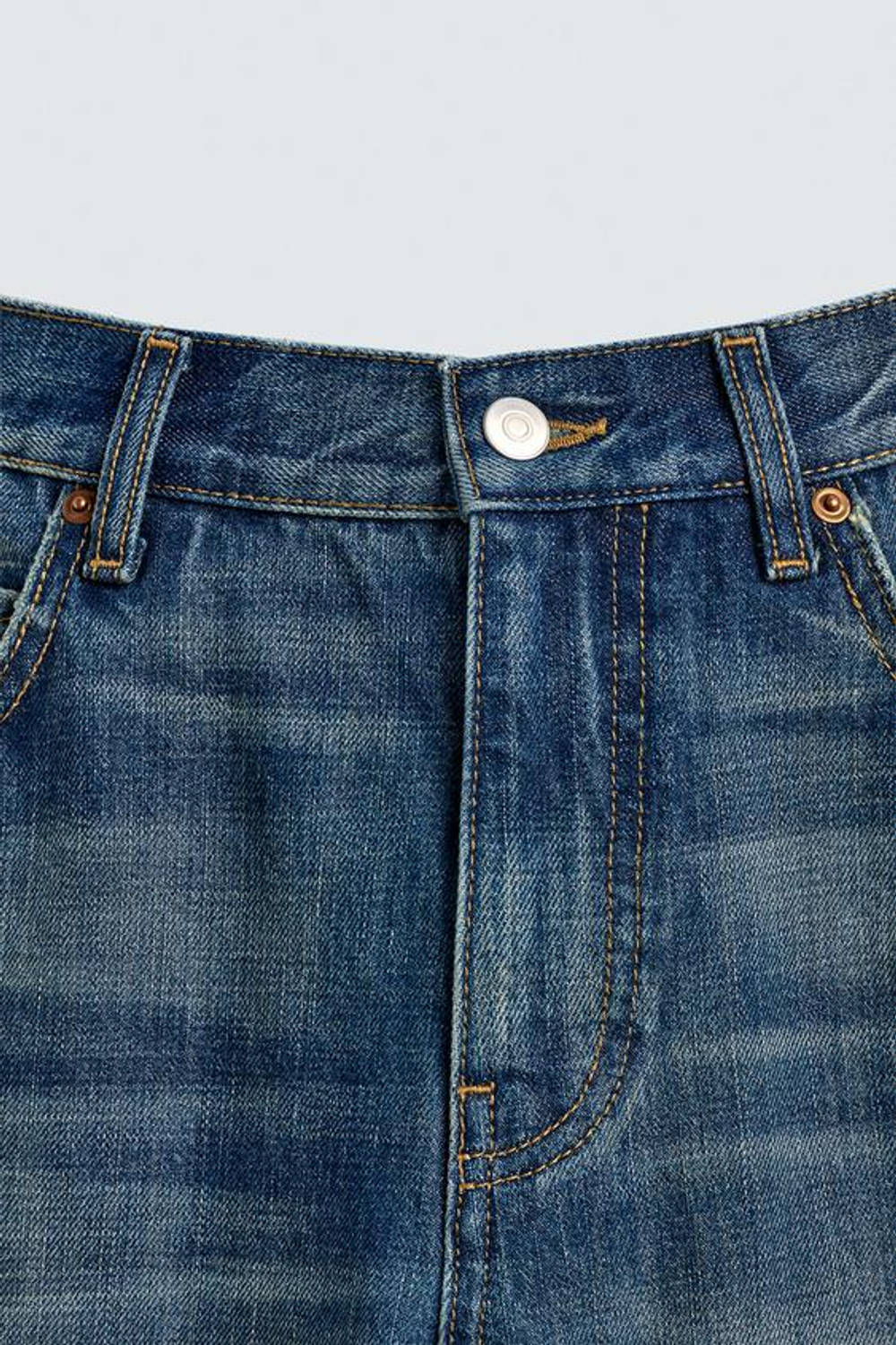 ZARA ДЖИНСЫ FLARE FIT, ЗЕЛЕНОВАТО-СИНИЙ