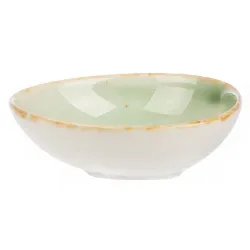 Соусник 110 мл 10,8*9,4*3,5 см овальный фарфор Organica Green P.L. Proff Cuisine [6]
