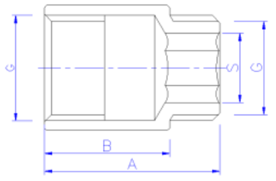 Удлинитель Valtec 3/4" x 80 мм ВР/НР с внутренней/наружной резьбой хромированный VTr.198.C.0580