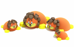 Резиновая фигура 3D Львенок для детских площадок