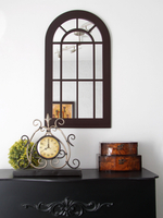 Зеркало на стену интерьерное в раме, фальш-окно "Окно-арка" 77*43 см Elenadecor