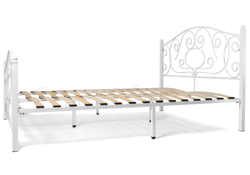 Полутораспальная кровать Викси 140х200 белая