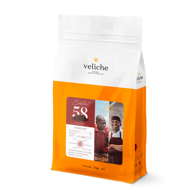 Шоколад Veliche 58% Темный, 10кг