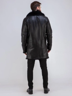 Дубленка натуральная зимняя с мехом тоскана