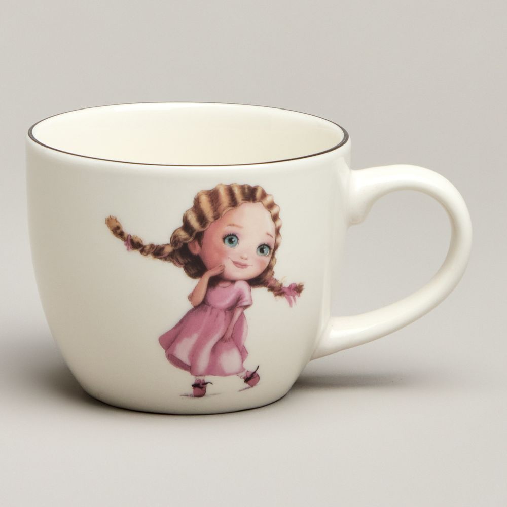 НАБОР ПОСУДЫ LEFARD КРАСИВАЯ ДЕВОЧКА, 3 ПР.: САЛАТНИК 470МЛ, ТАРЕЛКА 20СМ, КРУЖКА 220МЛ