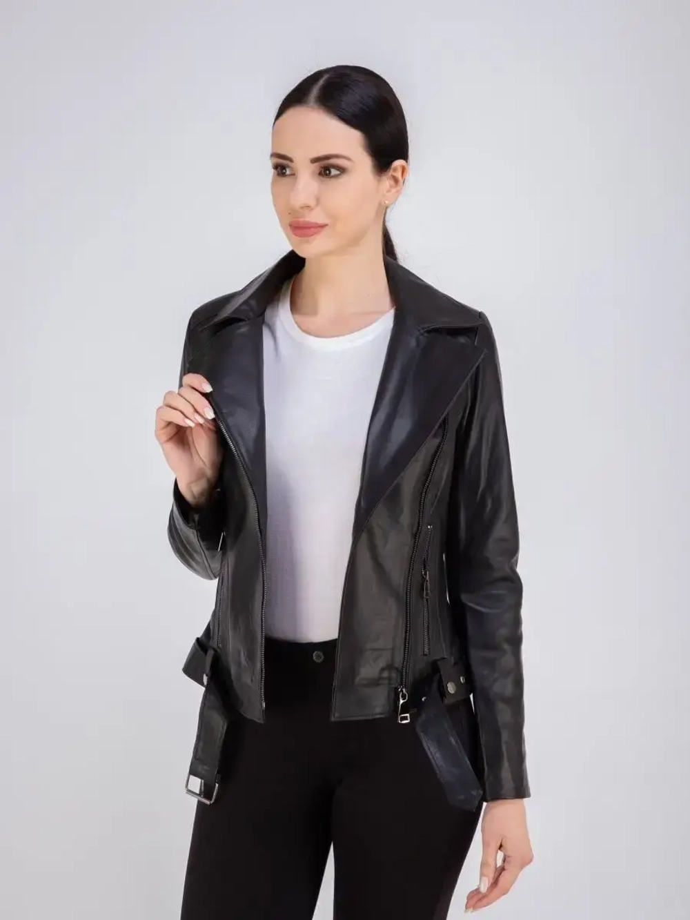 Косуха женская из натуральной кожи Турция