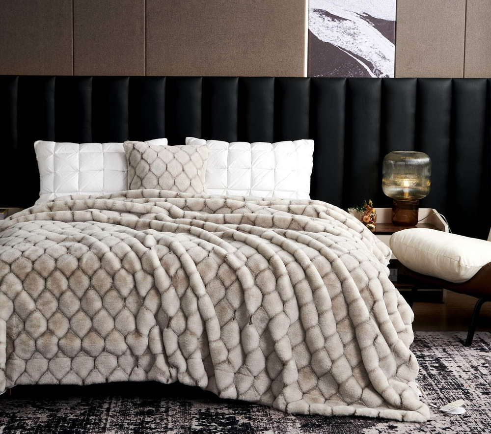 Покрывало 220x240 Sofi De MarkO Адриана №10 серое