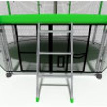 Батут i-Jump Basket 10ft green