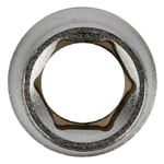 Головка торцевая, 12 мм, шестигранная, CrV, под квадрат 1/2, хромированная Matrix