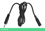 Кабель аудио Buro BAAC003-1 Jack 3,5 (m)/Jack 3,5 (f) 1м черный