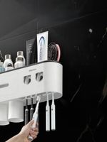 Дозатор для зубной пасты и держатель для щеток настенный