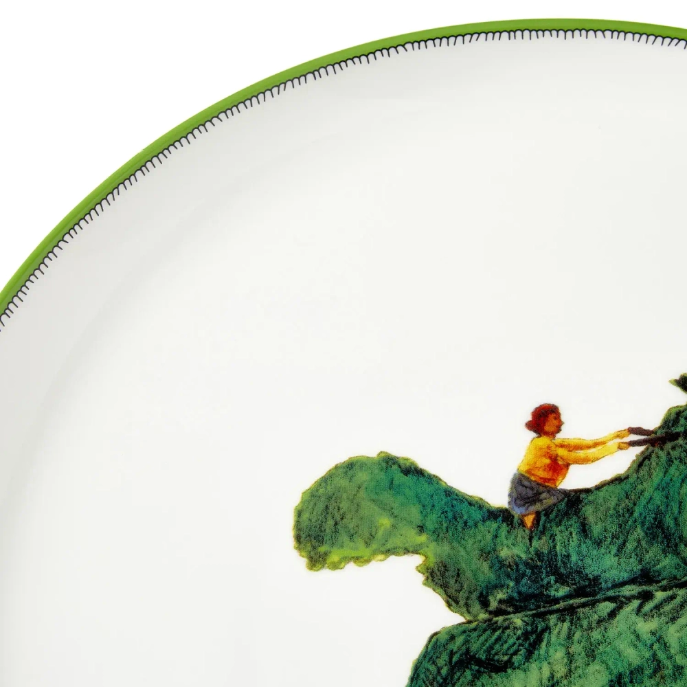 Spode Блюдо Kit Kemp Doodle 27x9,4 см на ножке