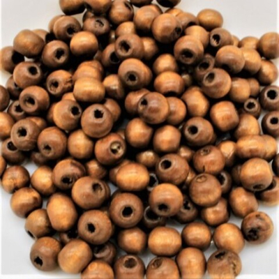 Бусины пришивные дерево, р. 8х9 мм