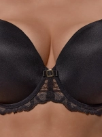 Бюстгальтер балконет push-up EVI черный