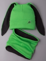 Шапка детская осенняя с ушками