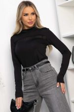 Водолазка трикотажная Лисса (черная) Б14298-22М LT Collection